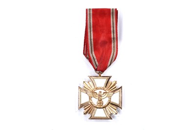 Lot 973 - A display of three German Third Reich Long Service Awards of the NSDAP