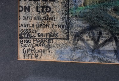 Lot 81 - Charlie Rogers - Stall Shifters, Bigg Market, 1974 | mixed media