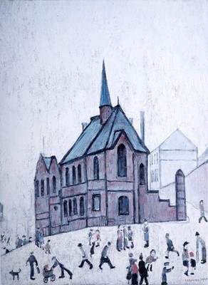 Lot 298 - After Laurence Stephen Lowry - Old Chapel, Newcastle upon Tyne | poster