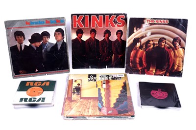 Lot 309 - Vinyl albums and singles by The Kinks