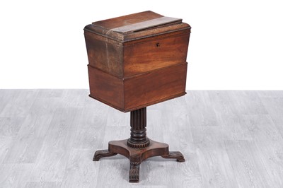 Lot 79 - A Regency style mahogany work box