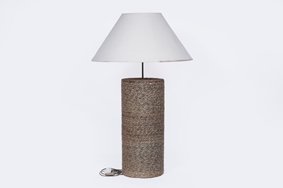 Lot 266 - A cylindrical table lamp