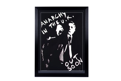 Lot 239 - Jamie Reid - Black Anarchy | silkscreen print