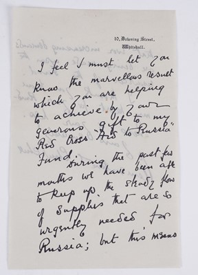 Lot 199 - A collection of ephemera in relation to the First World War