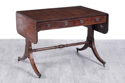 Lot 101 - A late Georgian mahogany sofa table