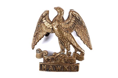 Lot 681 - British Royal Navy Hawke Division cap badge