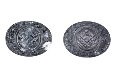 Lot 763 - Two German Third Reich period RAD Woman's Labour Corps brooch badges