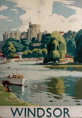 Lot 341 - After Frank Sherwin - Windsor | lithograph poster