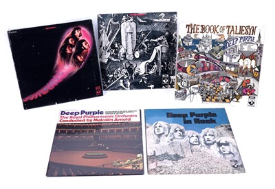 Lot 315 - Vinyl albums by Deep Purple on Harvest records