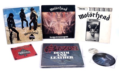 Lot 319 - Vinyl albums by Motörhead, Judas Priest and Saxon
