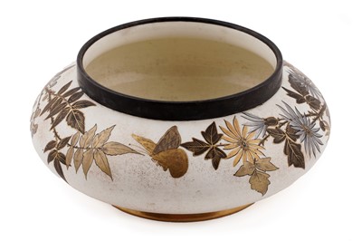 Lot 273 - A Royal Worcester silver rimmed rose bowl
