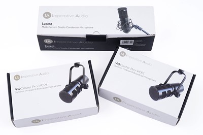 Lot 455 - Three Imperative audio microphones