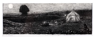 Lot 704 - William Holman Hunt - The Desolation of Egypt | etching