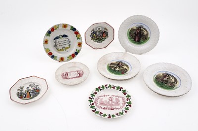 Lot 284 - A collection of 19th Century nursery plates