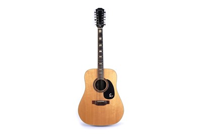 Lot 75 - An Epiphone FT-165 Bard twelve-string guitar