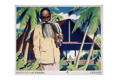 Lot 101 - John Vickery - Outposts of Empire, Ceylon | poster