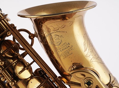 Lot 7 - A 1950 Selmer Super Action alto saxophone