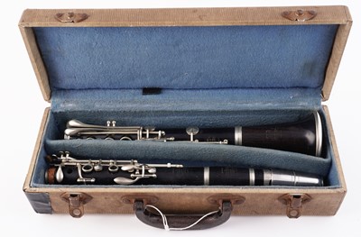 Lot 5 - A Selmer Sterling clarinet; and a small pig skin case