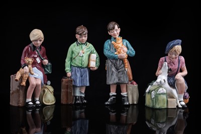 Lot 286 - Four Royal Doulton 'Children Of The Blitz' figures