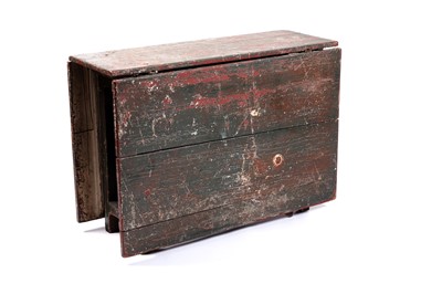 Lot 549 - A 19th Century Swedish Gustavian pitch pine drop leaf dining table