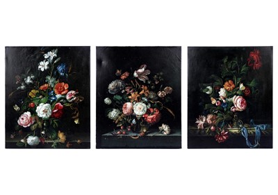 Lot 1602 - Dutch School - Still Life Triptych | oil