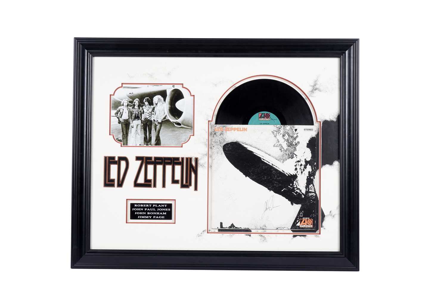 Lot 216 - Led Zeppelin Vinyl Album signed by all four members