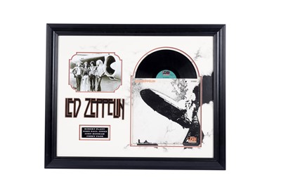 Lot 216 - Led Zeppelin Vinyl Album signed by all four members