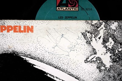 Lot 216 - Led Zeppelin Vinyl Album signed by all four members