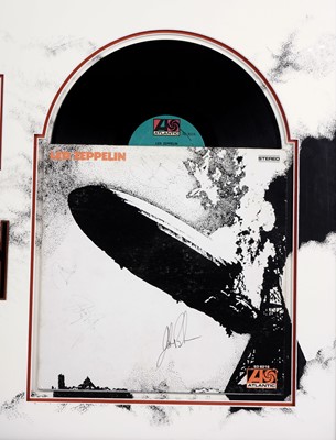 Lot 216 - Led Zeppelin Vinyl Album signed by all four members