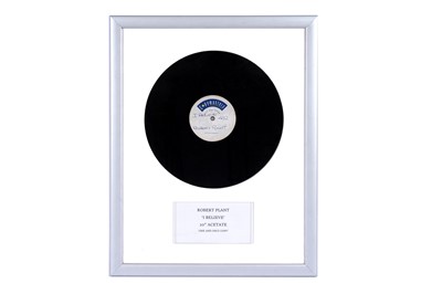 Lot 220 - A Led Zeppelin Interest Robert Plant 'I Believe' Acetate