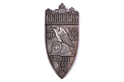 Lot 765 - A Third Reich Nuremburg badge of Honour 1929