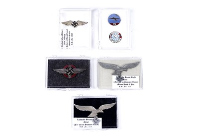 Lot 772 - German Second World War Luftwaffe and other aviation interest badges
