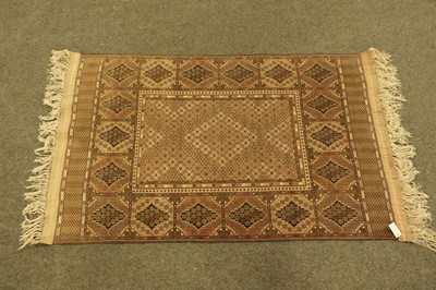 Lot 190 - An Afghan silk rug