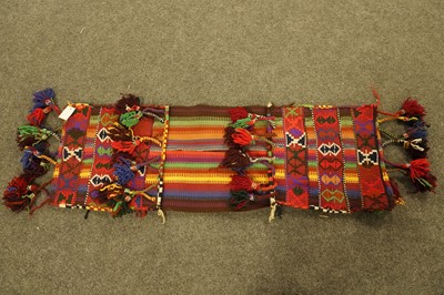 Lot 155 - A double saddle bag