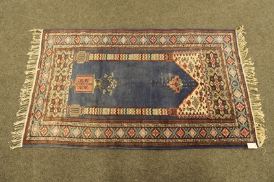 Lot 167 - A Turkish Caucasian prayer rug