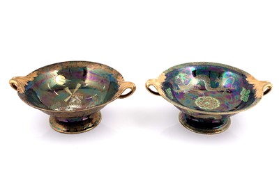 Lot 339 - Two Maling ‘Sheldon’ shape footed bowls