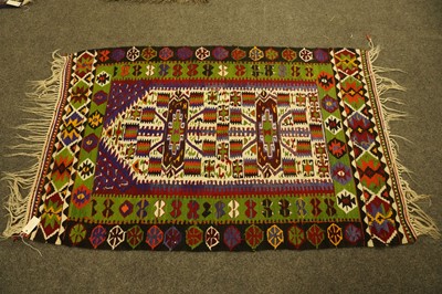 Lot 160 - A Caucasian prayer rug
