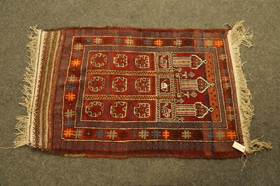 Lot 162 - A Caucasian prayer rug