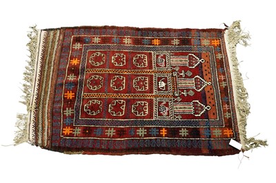 Lot 162 - A Caucasian prayer rug