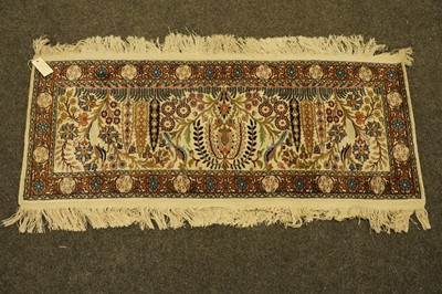 Lot 168 - A Caucasian silk rug