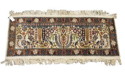 Lot 168 - A Caucasian silk rug