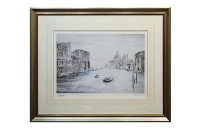 Lot 208 - After Alan Reed, print, ‘Venetian scene’