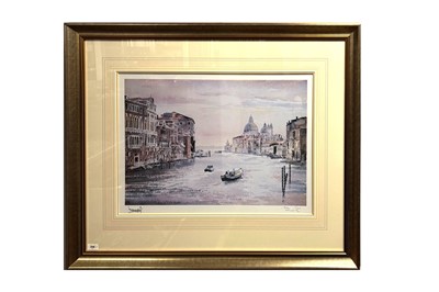Lot 168 - After Alan Reed - "Venetian scene" | print