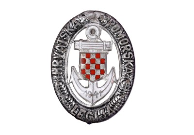 Lot 694 - Axis Forces 1941 Croatian Naval Legion Qualification Badge
