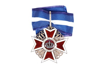 Lot 671 - Romania Grand Cross of the Order of the Crown neck badge
