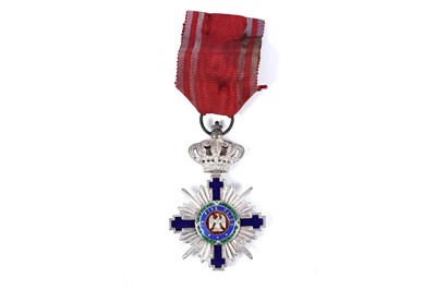 Lot 598 - Order of the Star of Romania, Knight's Cross