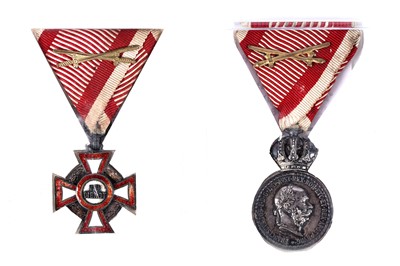 Lot 604 - Two Austrian medals