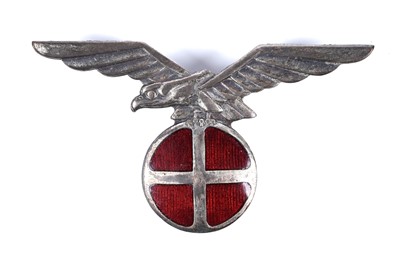 Lot 685 - A Second World War Norwegian National Socialist Party Members cap badge