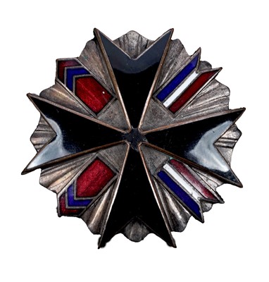 Lot 692 - A Polish 12th Podolski Lancers Regiment badge