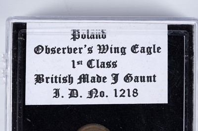 Lot 703 - Polish Air Force in Great Britain Aircrew Brevet and other badges